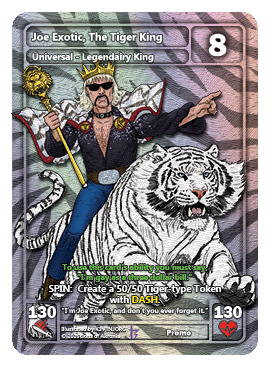 Tiger King Joe Exotic Collector Promo Pack - Preorder
