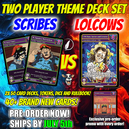 Prerelease Two Player Theme Deck Set = PREORDER - Ships by July 5th!