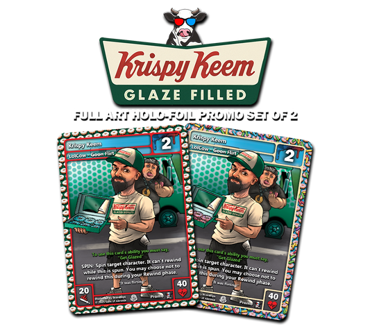 Krispy Keem Full Art Holofoil Promo Set of 2 Pre-Order