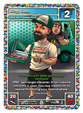 Krispy Keem Full Art Holofoil Promo Set of 2 Pre-Order
