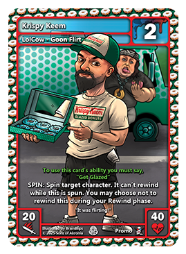 Krispy Keem Full Art Holofoil Promo Set of 2 Pre-Order