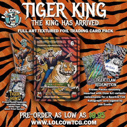 Tiger King Joe Exotic Collector Promo Pack - Preorder