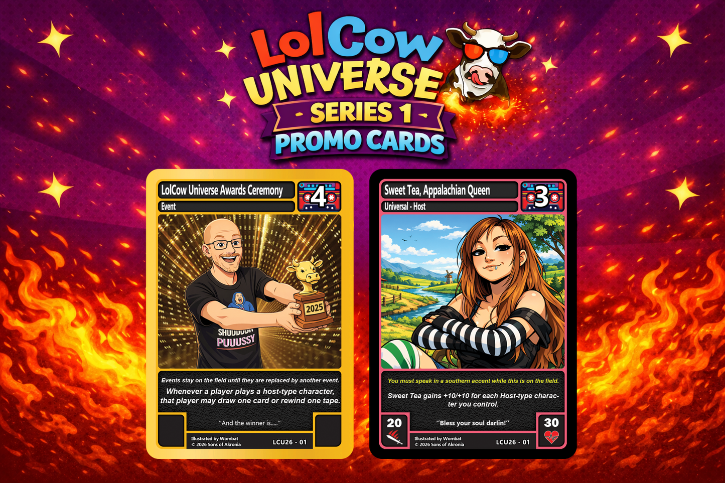 LolCow Universe Series 1 Promo set - PREORDER