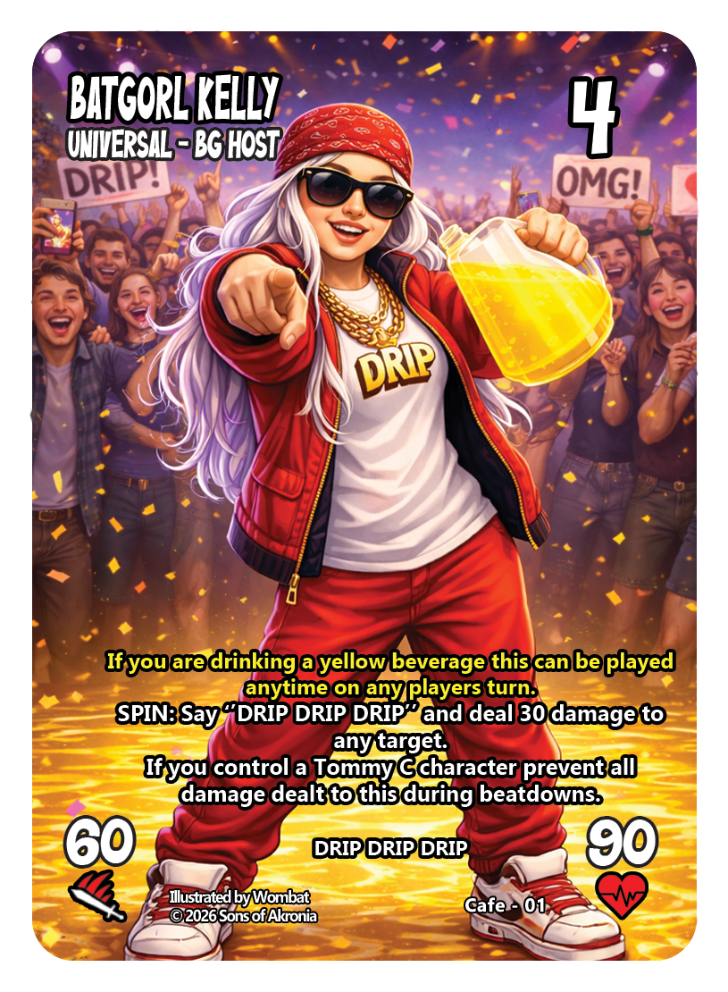 BatgoRl Kelly – 3-Card LImited Edition Promo Set (First 50 Signed!) - PREORDER