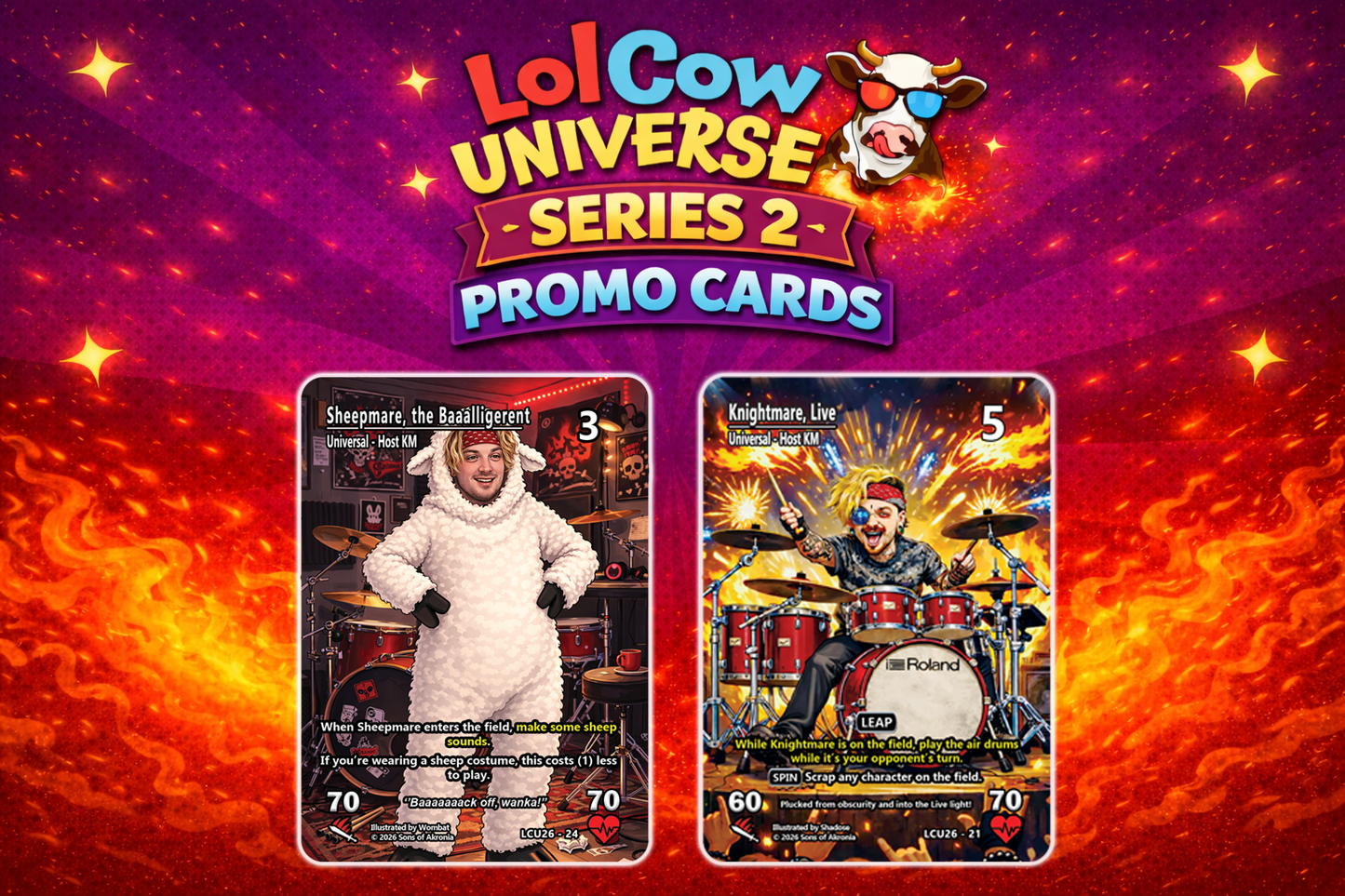 LolCow Universe Series 2 Promo set - PREORDER