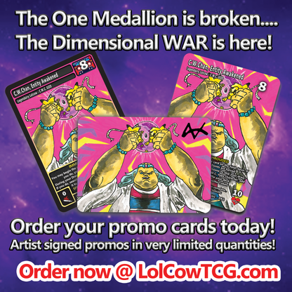 C.W.Chan, Entity Awakened Promo cards - Arrives October 12th