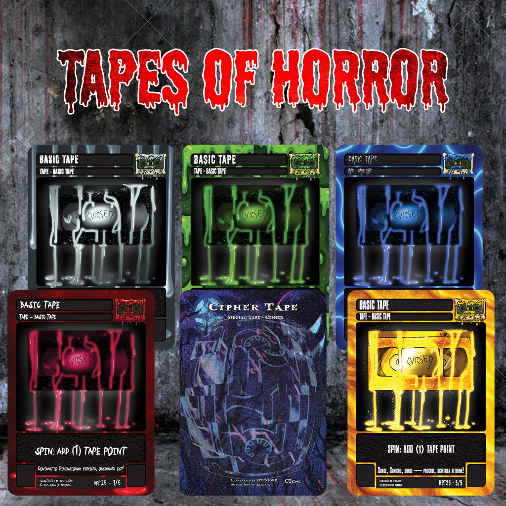 Tapes of Horror Promo set - Preorder